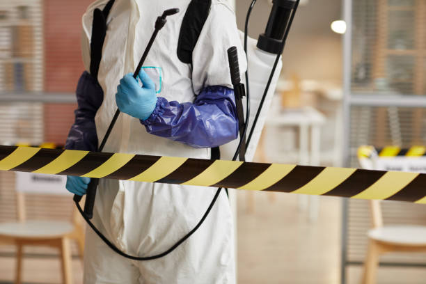 Professional Infectious Disease Decontamination technician working in Garden City, SC